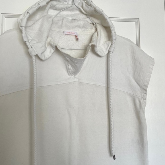 See by Chloe White Hoodie Mini Dress | Size Medium - Picture 6 of 11
